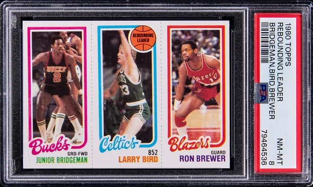 1980-81 Topps Bridgeman/Bird/Brewer #no-number card image