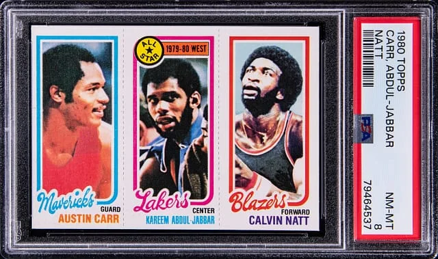 1980-81 Topps Carr/Abdul-Jabbar/Natt #no-number card image