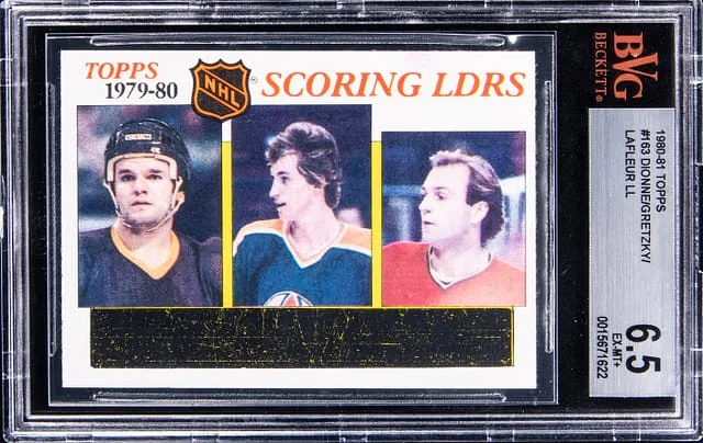 1980-81 Topps Dionne/Gretzky/Lafleur #163 card image
