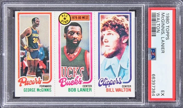 1980-81 Topps George McGinnis/Bob Lanier/Bill Walton #no-number card image