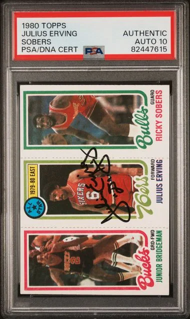 1980-81 Topps Julius Erving #no-number card image