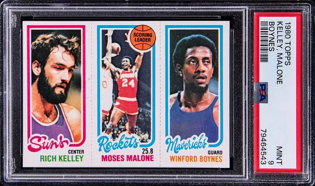 1980-81 Topps Kelley/Malone/Boynes #no-number card image