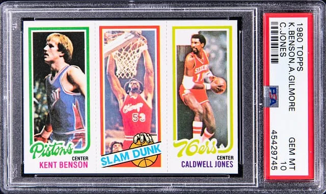 1980-81 Topps Kent Benson/Artis Gilmore/Caldwell Jones #no-number card image