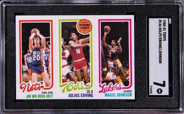1980-81 Topps Kolff/Erving/Johnson #146 card image