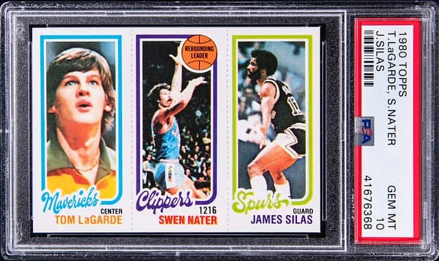 1980-81 Topps LaGarde/Nater/Silas #no-number card image