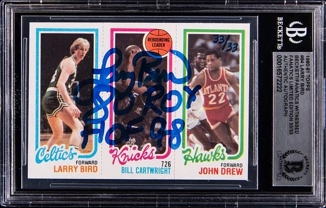 1980-81 Topps Larry Bird #94 card image