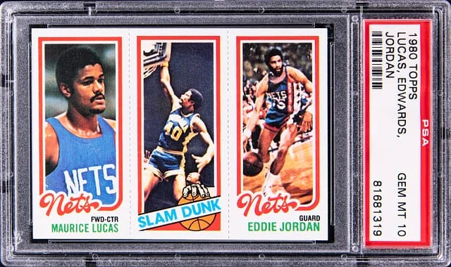 1980-81 Topps Maurice Lucas/James Edwards/Eddie Jordan #no-number card image