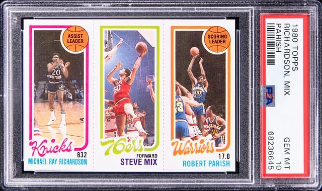 1980-81 Topps Richardson/Mix/Parish #no-number card image
