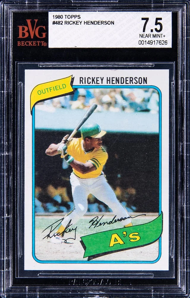 1980-81 Topps Rickey Henderson #482 card image