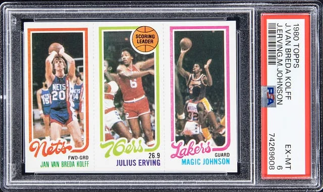 1980-81 Topps Scoring Leader Magic Johnson #no-number card image