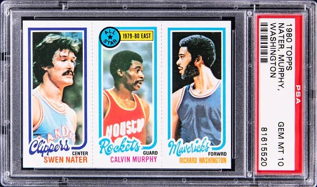 1980-81 Topps Swen Nater/Calvin Murphy/Richard Washington #no-number card image