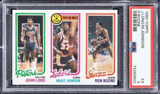 1980-81 Topps Western Conference All Star Magic Johnson #no-number card image