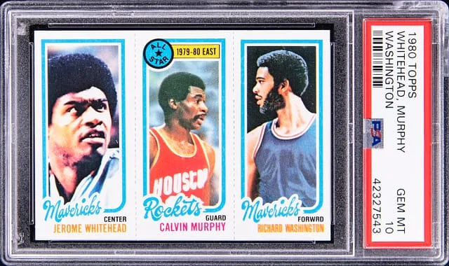 1980-81 Topps Whitehead/Murphy/Washington #no-number card image