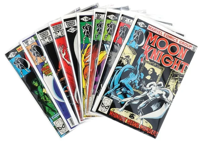 1980-83 Marvel) 31 Books - Raw - Origin of Moon Knight, Appearance of Bushman, Khonshu, Bill Sienkiewicz Cover Art #1st card image