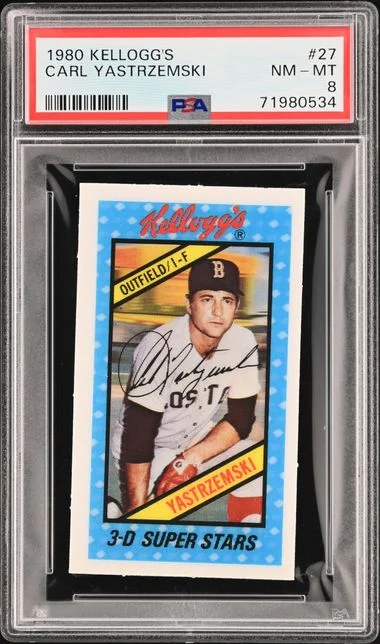 1980 Kellogg'S Carl Yastrzemski #27 card image