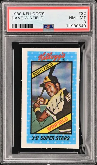 1980 Kellogg'S Dave Winfield #32 card image