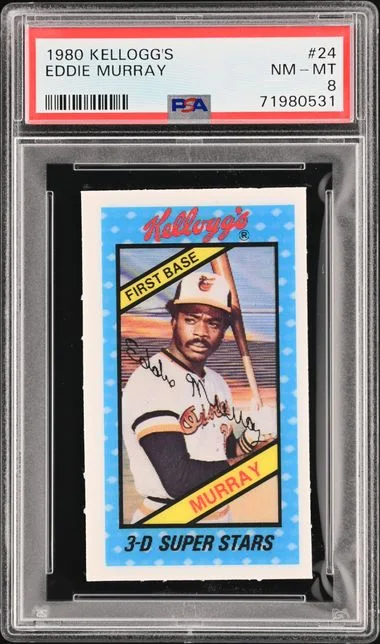 1980 Kellogg'S Eddie Murray #24 card image