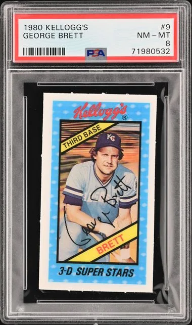1980 Kellogg'S George Brett #9 card image