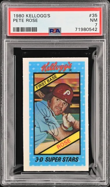 1980 Kellogg'S Pete Rose #35 card image