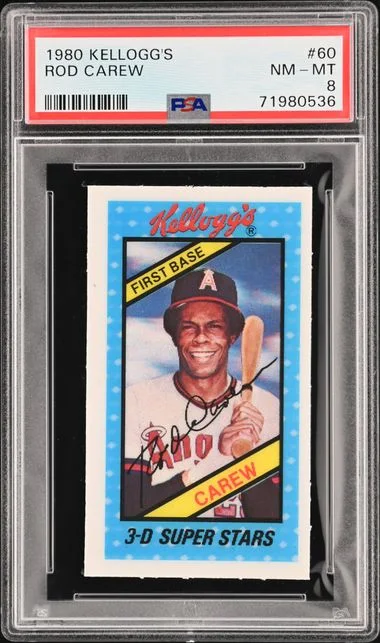 1980 Kellogg'S Rod Carew #60 card image