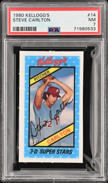 1980 Kellogg'S Steve Carlton #14 card image