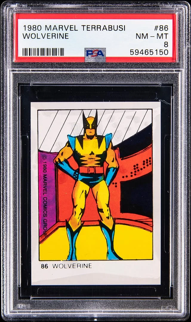 1980 Marvel Terrabusi Wolverine #86 card image