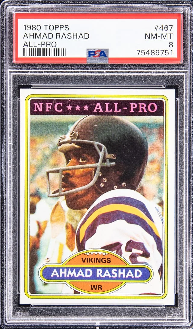 1980 Topps Ahmad Rashad All-Pro #467 card image