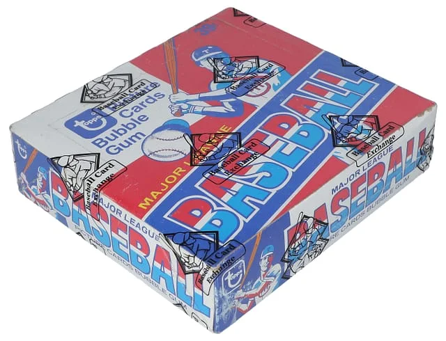 1980 Topps Baseball Unopened Cello Box (24 Packs) - Possible Rickey Henderson Cards - BBCE Certified #no-number card image