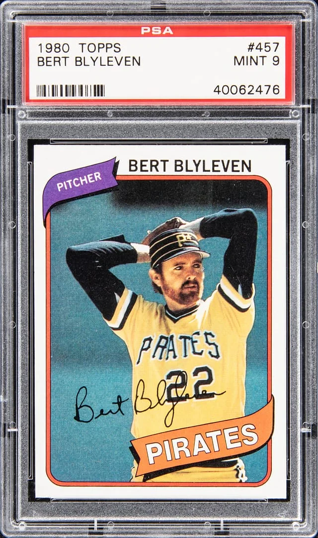 1980 Topps Bert Blyleven #457 card image