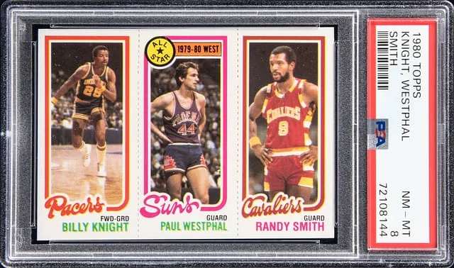 1980 Topps Billy Knight, Paul Westphal, Randy Smith #no-number card image