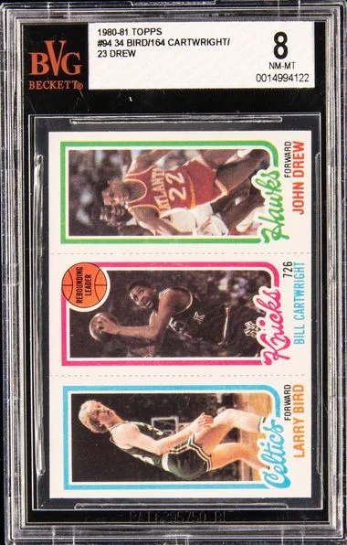 1980 Topps Bird/Cartwright/Drew #94 card image