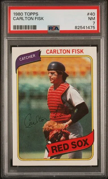 1980 Topps Carlton Fisk #40 card image