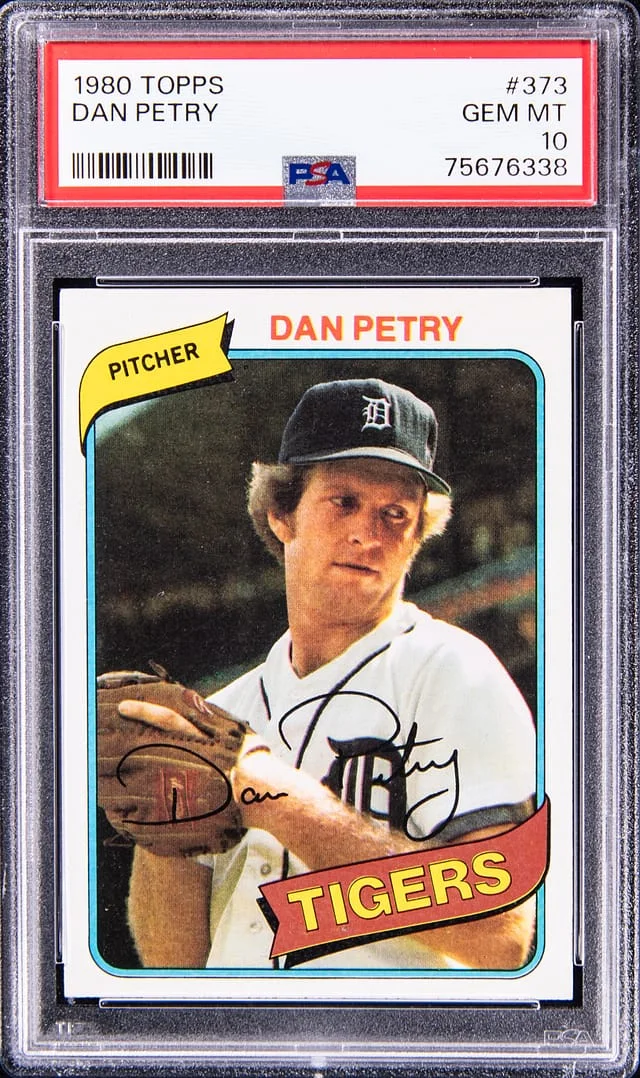 1980 Topps Dan Petry #373 card image
