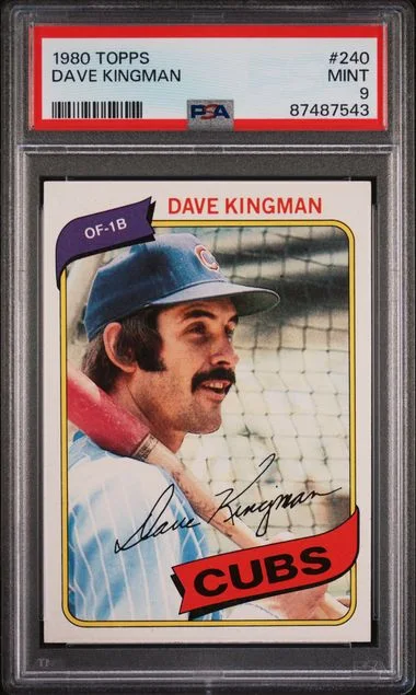 1980 Topps Dave Kingman #240 card image