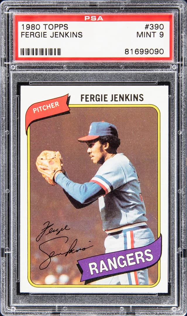 1980 Topps Fergie Jenkins #390 card image
