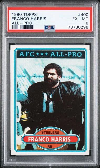 1980 Topps Franco Harris All-Pro #400 card image