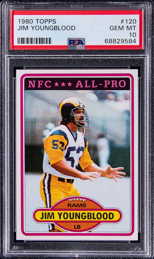 1980 Topps Jim Youngblood #120 card image