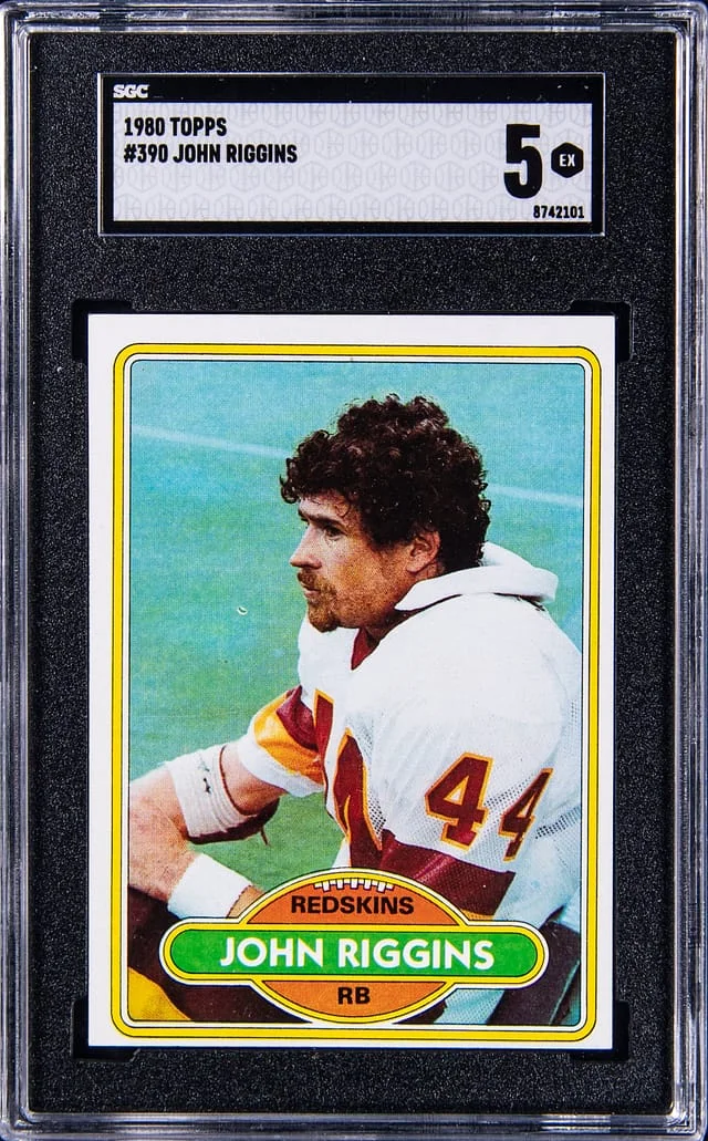 1980 Topps John Riggins #390 card image