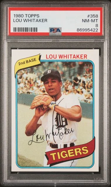 1980 Topps Lou Whitaker #358 card image