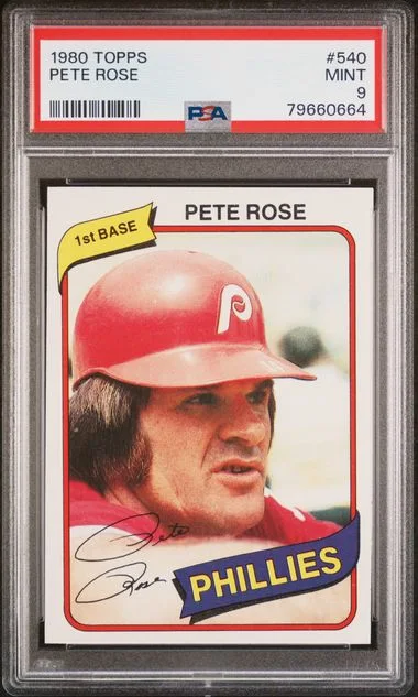 1980 Topps Pete Rose #540 card image