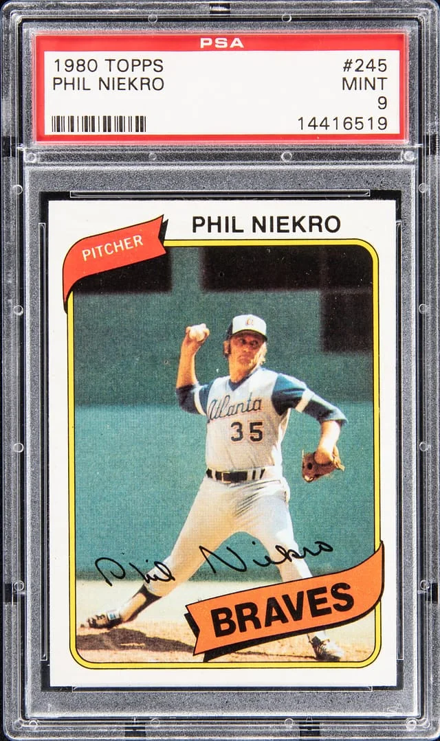 1980 Topps Phil Niekro #245 card image