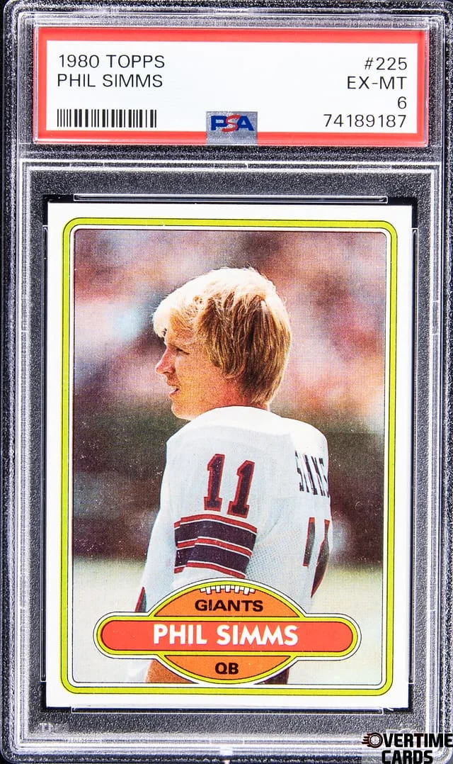 1980 Topps Phil Simms #225 card image