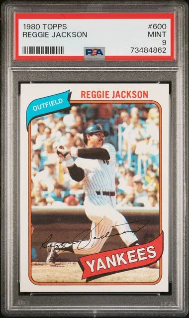1980 Topps Reggie Jackson #600 card image