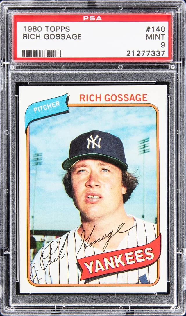 1980 Topps Rich Gossage #140 card image