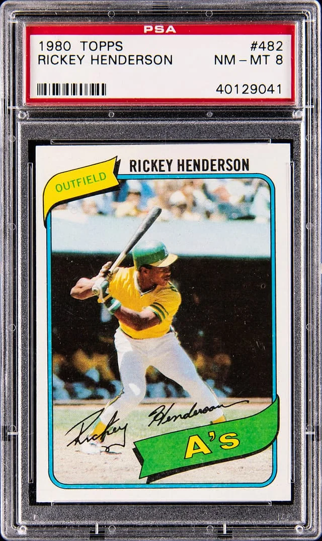 1980 Topps Rickey Henderson #482 card image