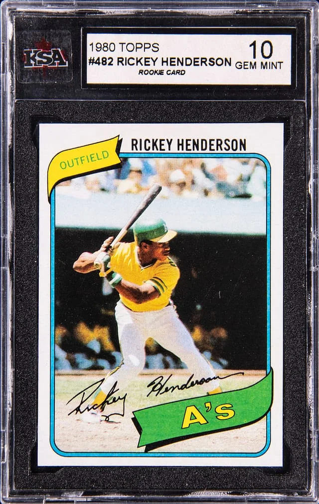 1980 Topps Rickey Henderson - KSA #482 card image