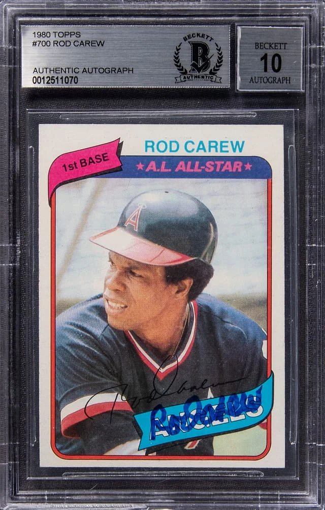 1980 Topps Rod Carew #7000 card image