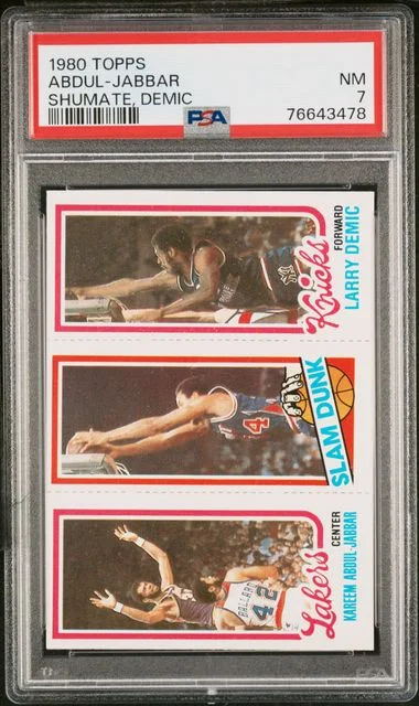 1980 Topps Shumate, Demic Abdul-Jabbar #no-number card image