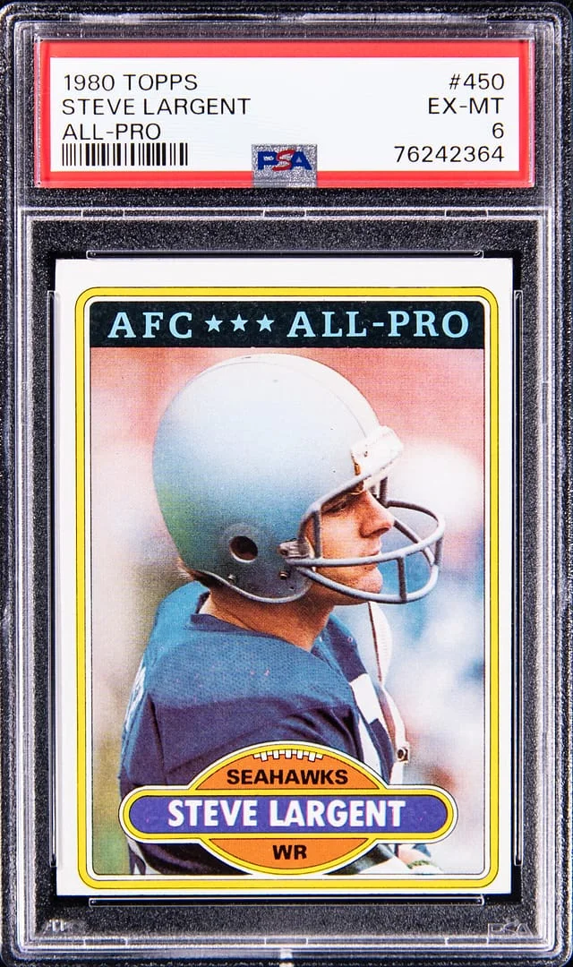 1980 Topps Steve Largent All-Pro #450 card image