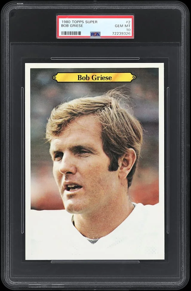 1980 Topps Super Bob Griese #2 card image